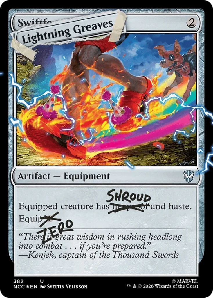 Lightning Greaves · Secret Lair Drop