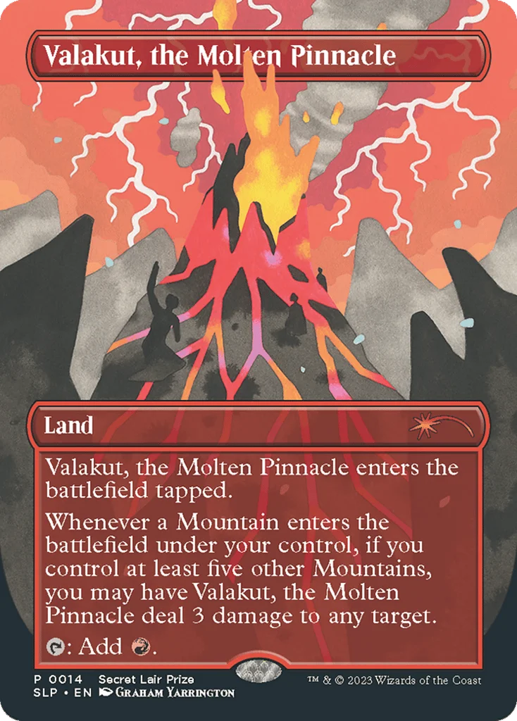 Valakut, the Molten Pinnacle · Secret Lair Showdown