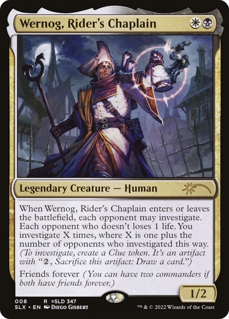 Wernog, Rider's Chaplain · Universes Within