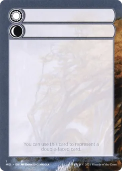 Double-Faced Substitute Card