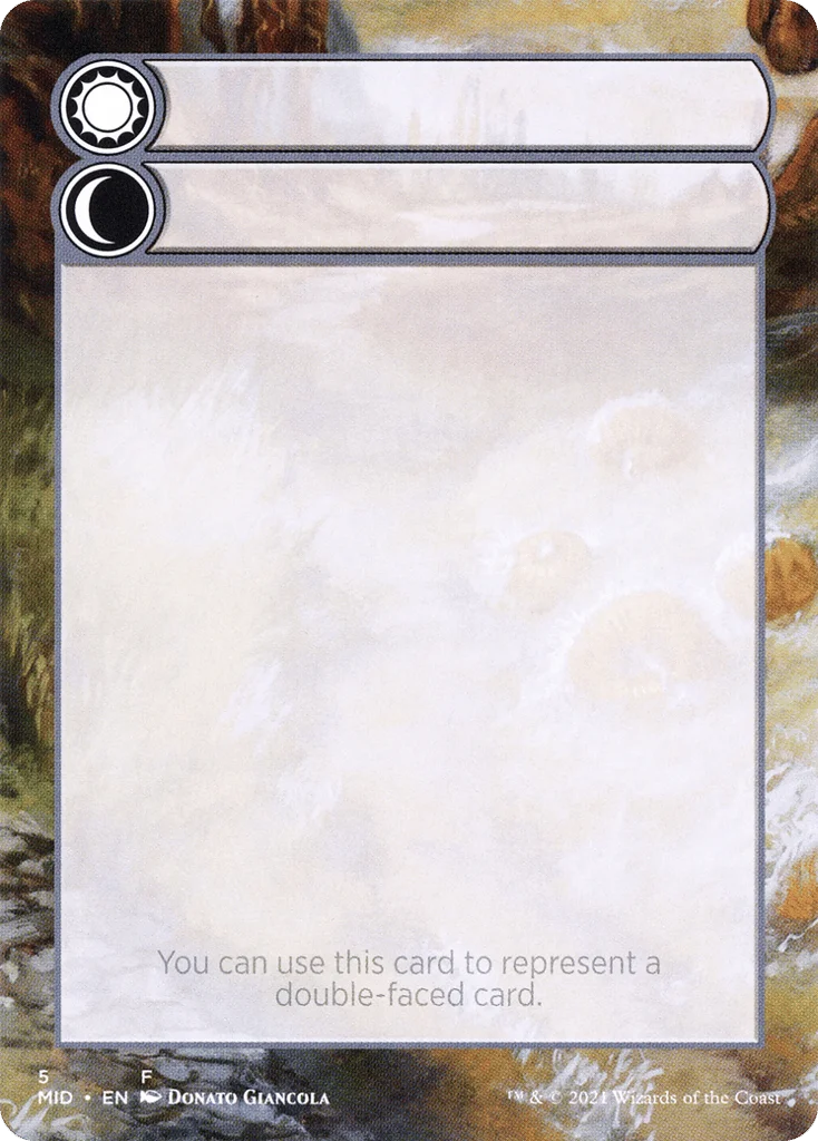 Double-Faced Substitute Card · Innistrad: Midnight Hunt Substitute Cards