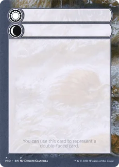 Double-Faced Substitute Card