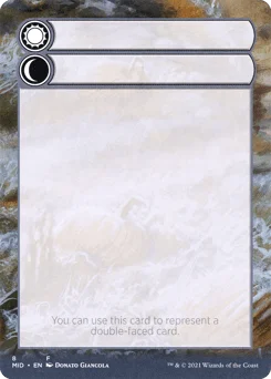 Double-Faced Substitute Card
