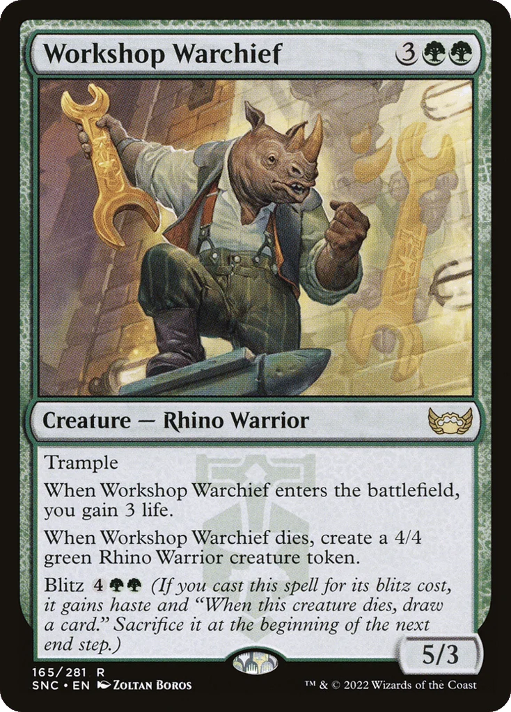 Workshop Warchief · Streets of New Capenna
