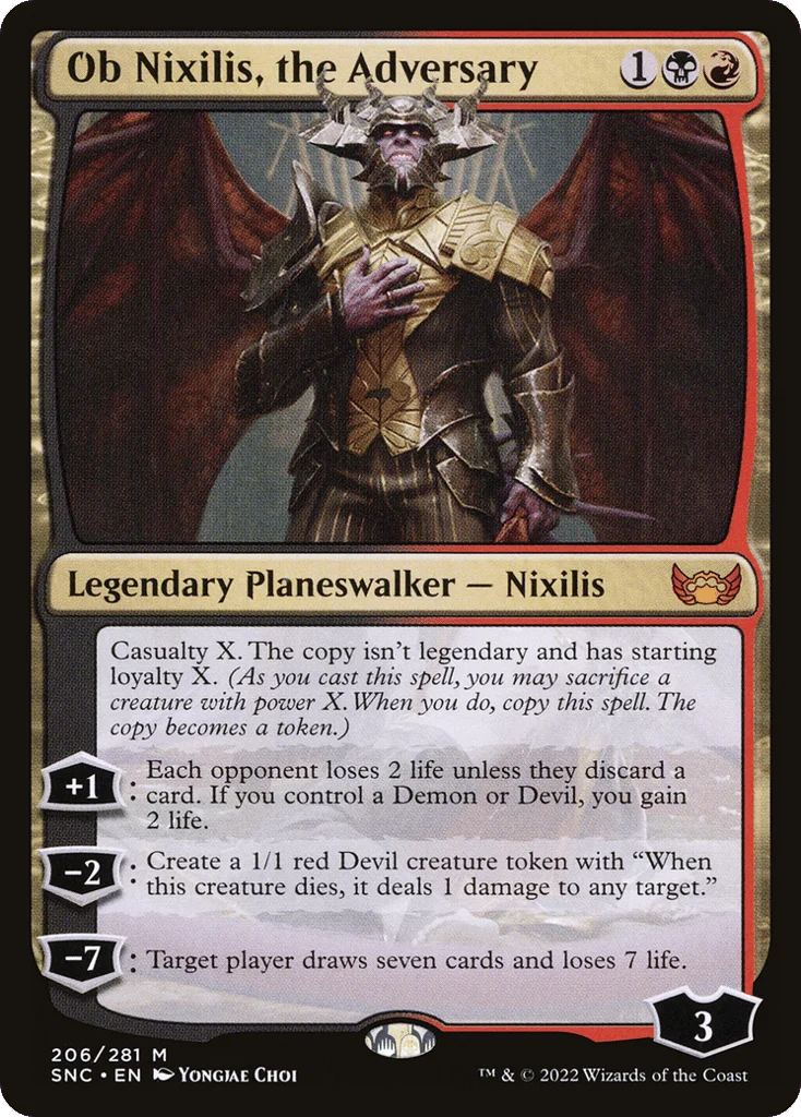 Ob Nixilis, the Adversary · Streets of New Capenna
