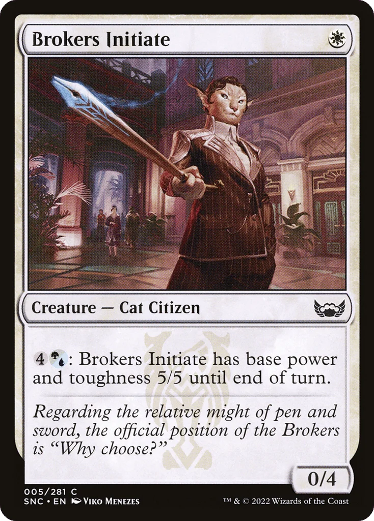 Brokers Initiate · Streets of New Capenna