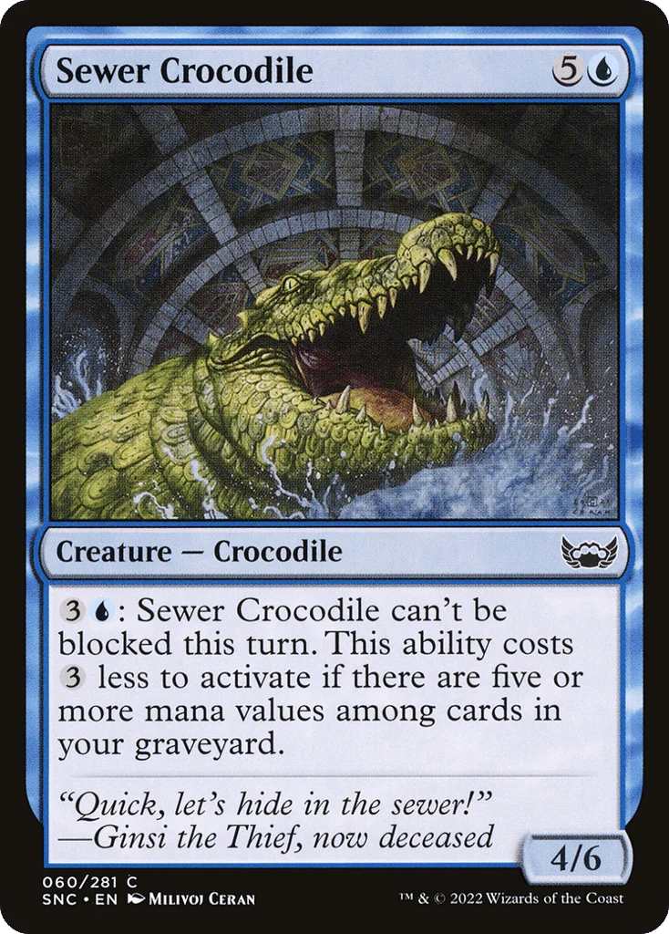 Sewer Crocodile · Streets of New Capenna