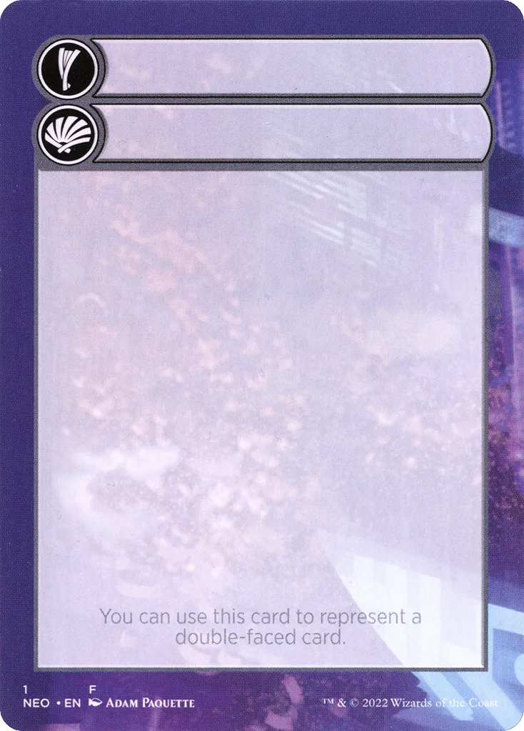 Double-Faced Substitute Card · Kamigawa: Neon Dynasty Substitute Cards