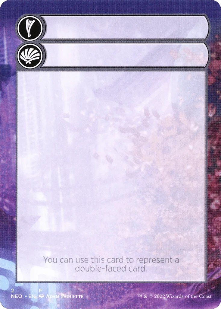 Double-Faced Substitute Card · Kamigawa: Neon Dynasty Substitute Cards