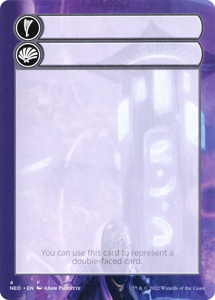 Double-Faced Substitute Card · Kamigawa: Neon Dynasty Substitute Cards