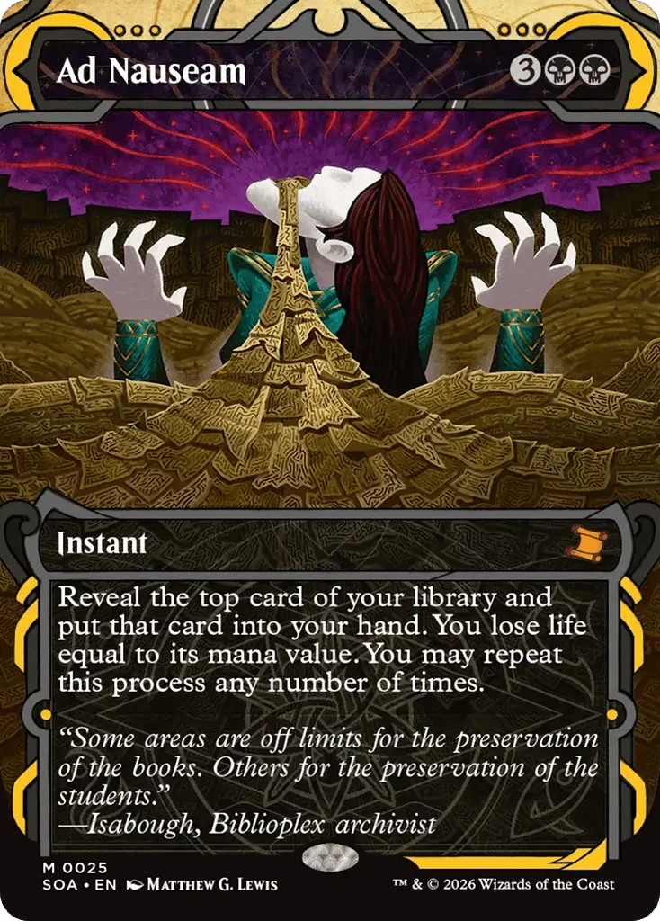 Ad Nauseam · Secrets of Strixhaven Mystical Archive