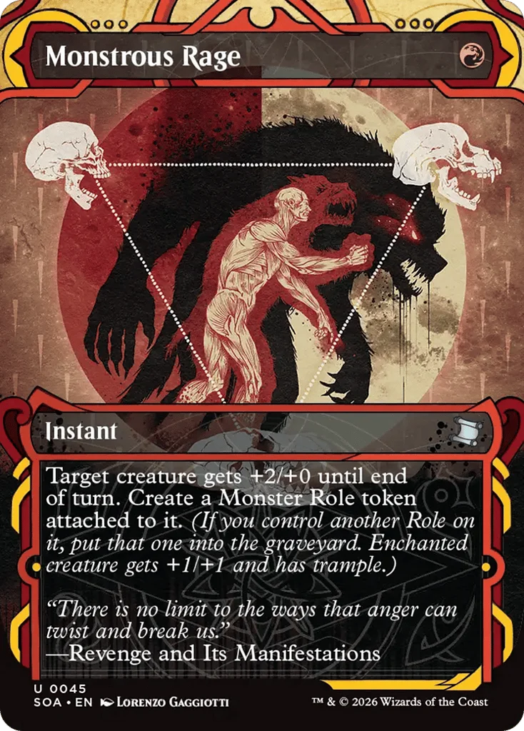 Monstrous Rage · Secrets of Strixhaven Mystical Archive