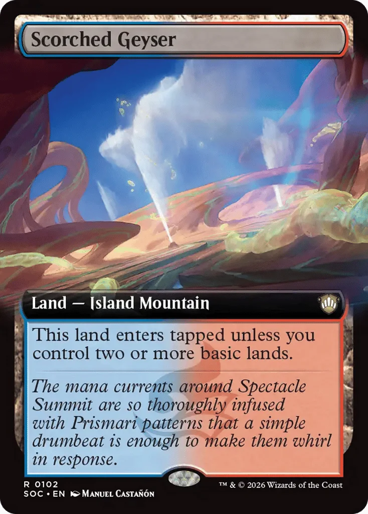 Scorched Geyser · Secrets of Strixhaven Commander