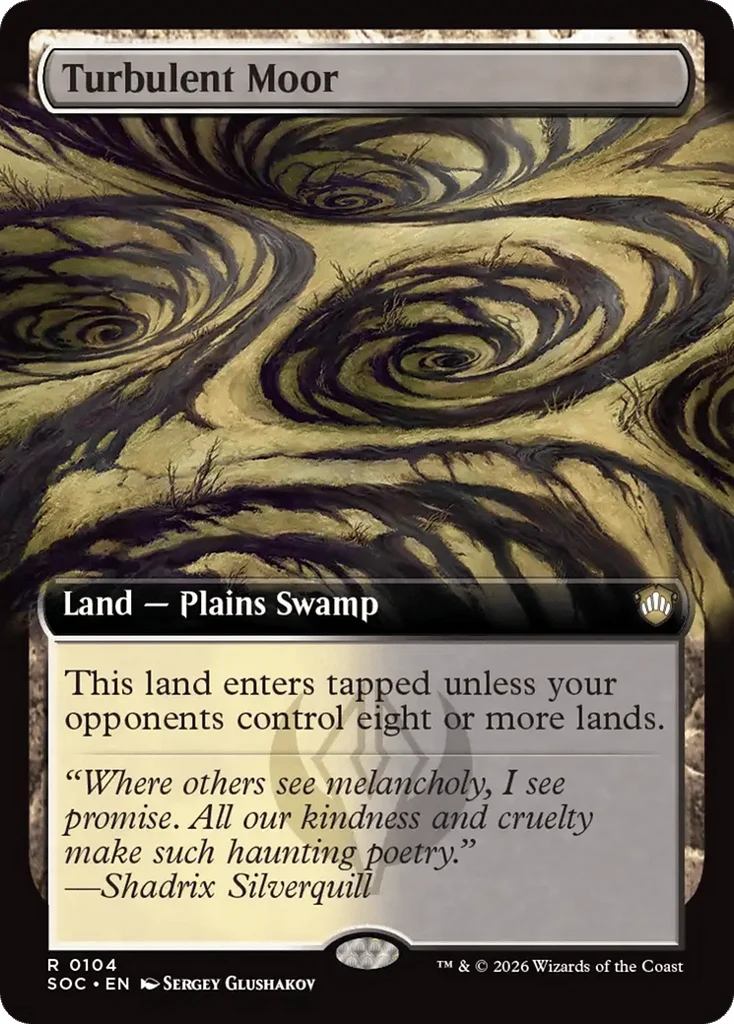 Turbulent Moor · Secrets of Strixhaven Commander
