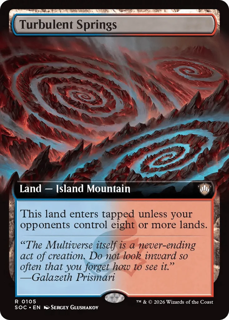 Turbulent Springs · Secrets of Strixhaven Commander