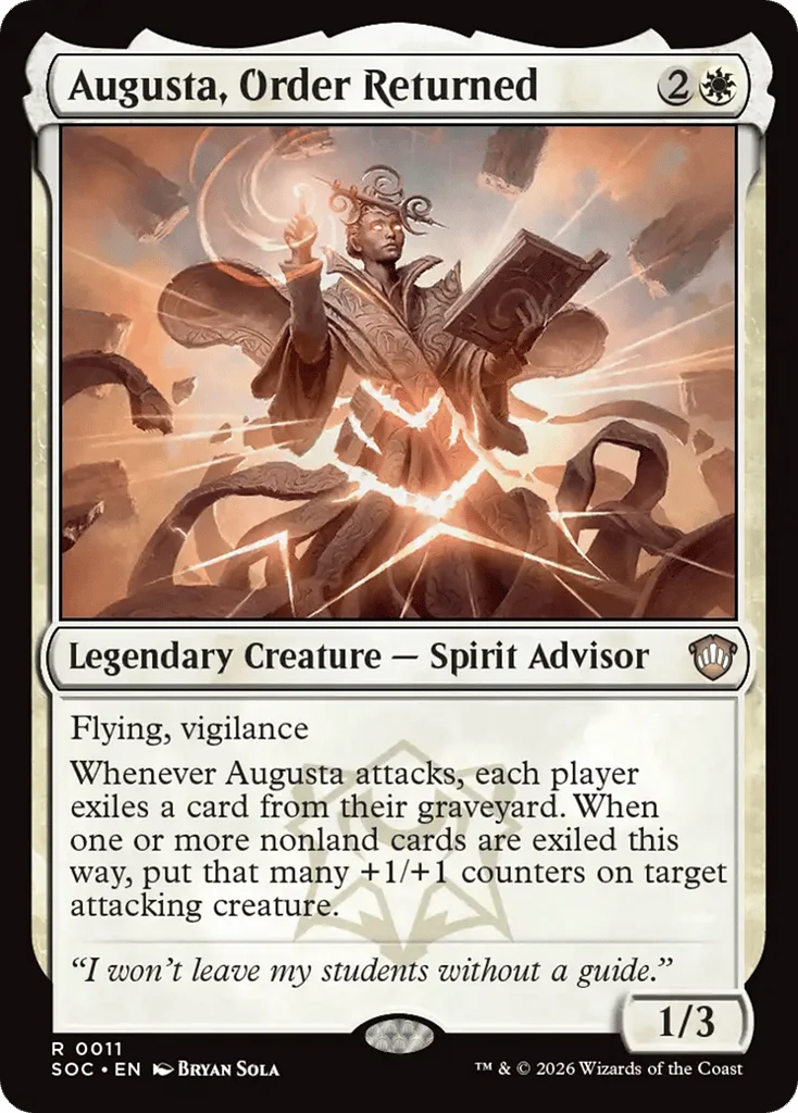 Augusta, Order Returned · Secrets of Strixhaven Commander