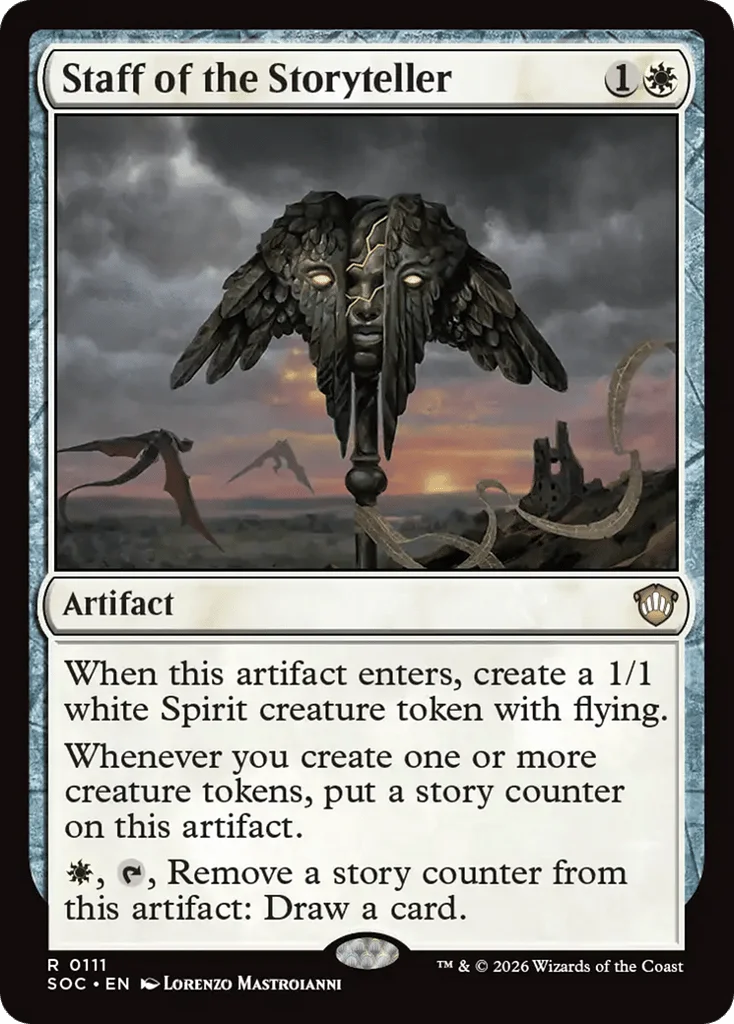 Staff of the Storyteller · Secrets of Strixhaven Commander