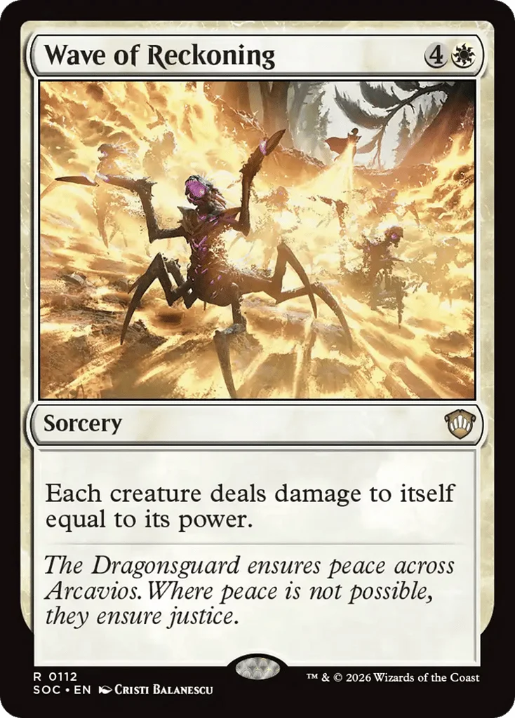 Wave of Reckoning · Secrets of Strixhaven Commander