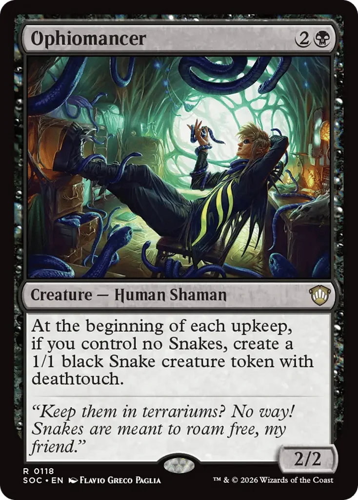 Ophiomancer · Secrets of Strixhaven Commander