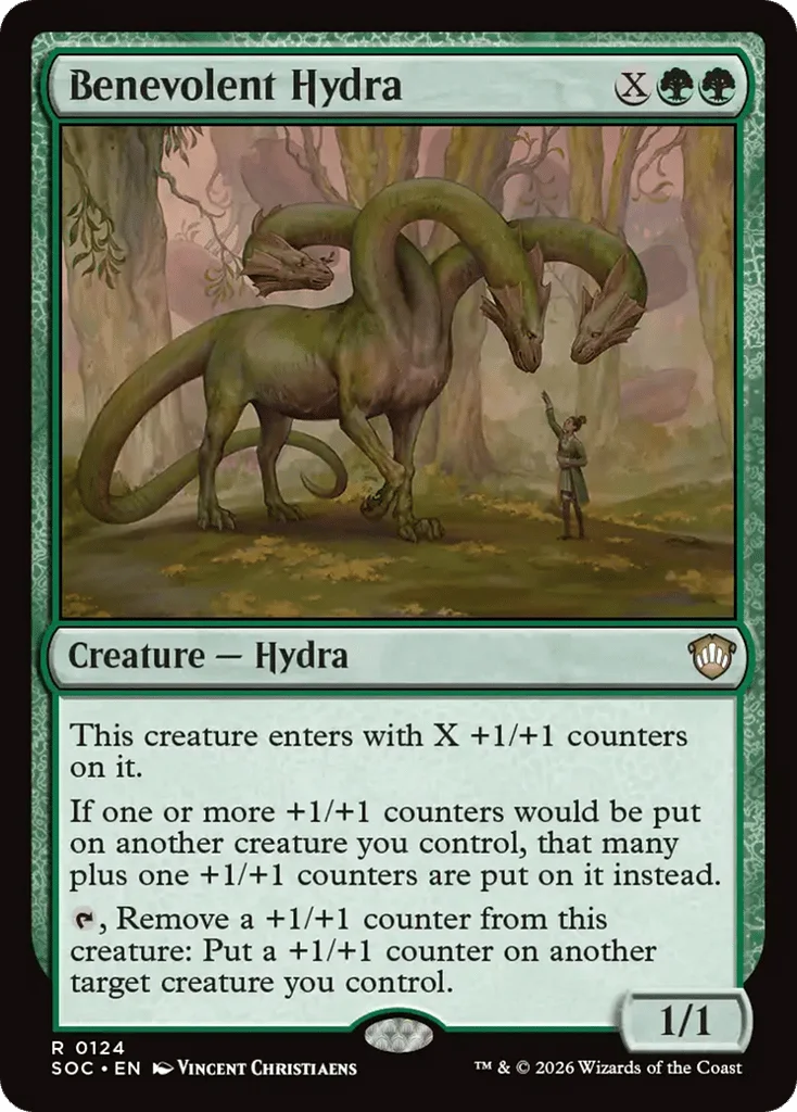 Benevolent Hydra · Secrets of Strixhaven Commander