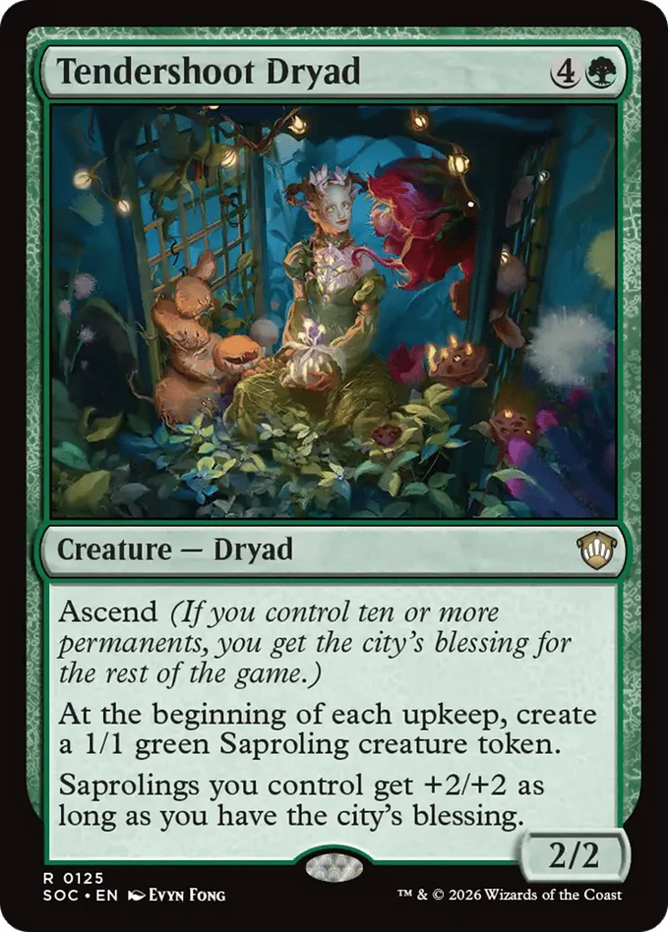 Tendershoot Dryad · Secrets of Strixhaven Commander