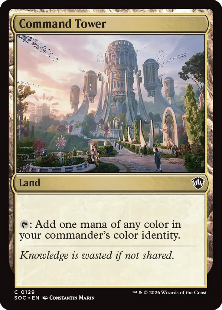 Command Tower · Secrets of Strixhaven Commander
