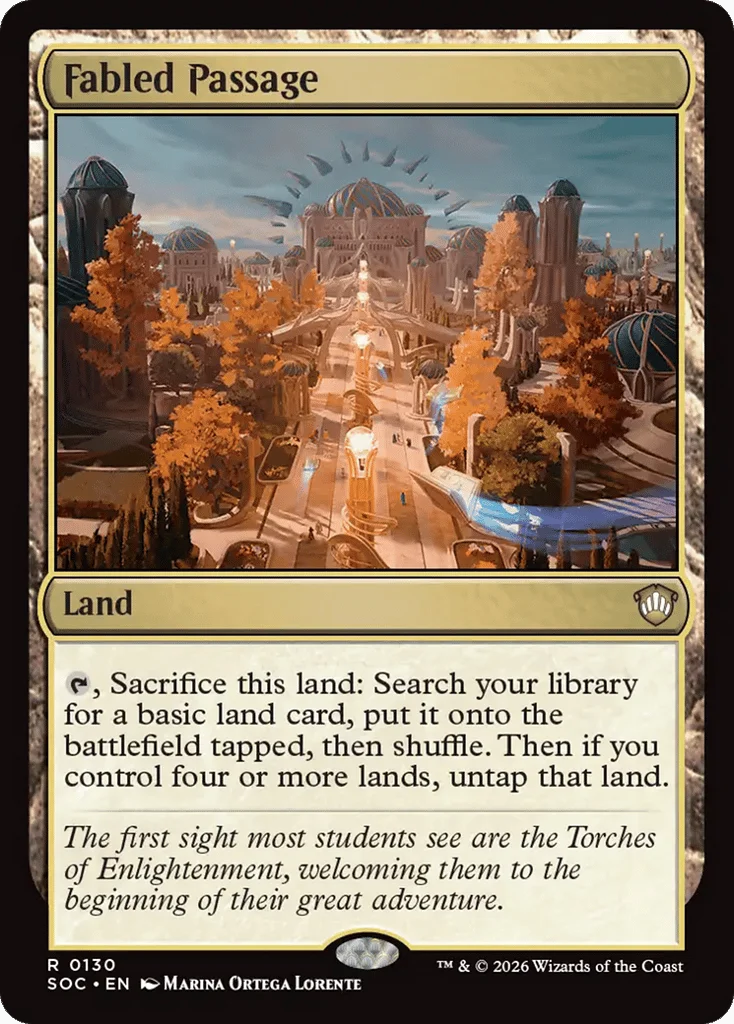 Fabled Passage · Secrets of Strixhaven Commander