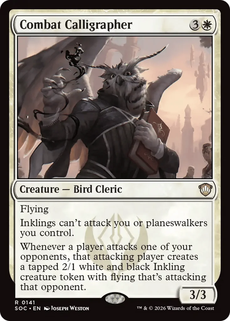 Combat Calligrapher · Secrets of Strixhaven Commander