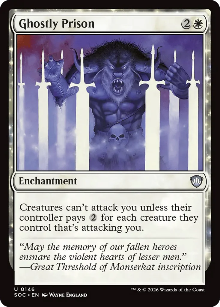 Ghostly Prison · Secrets of Strixhaven Commander