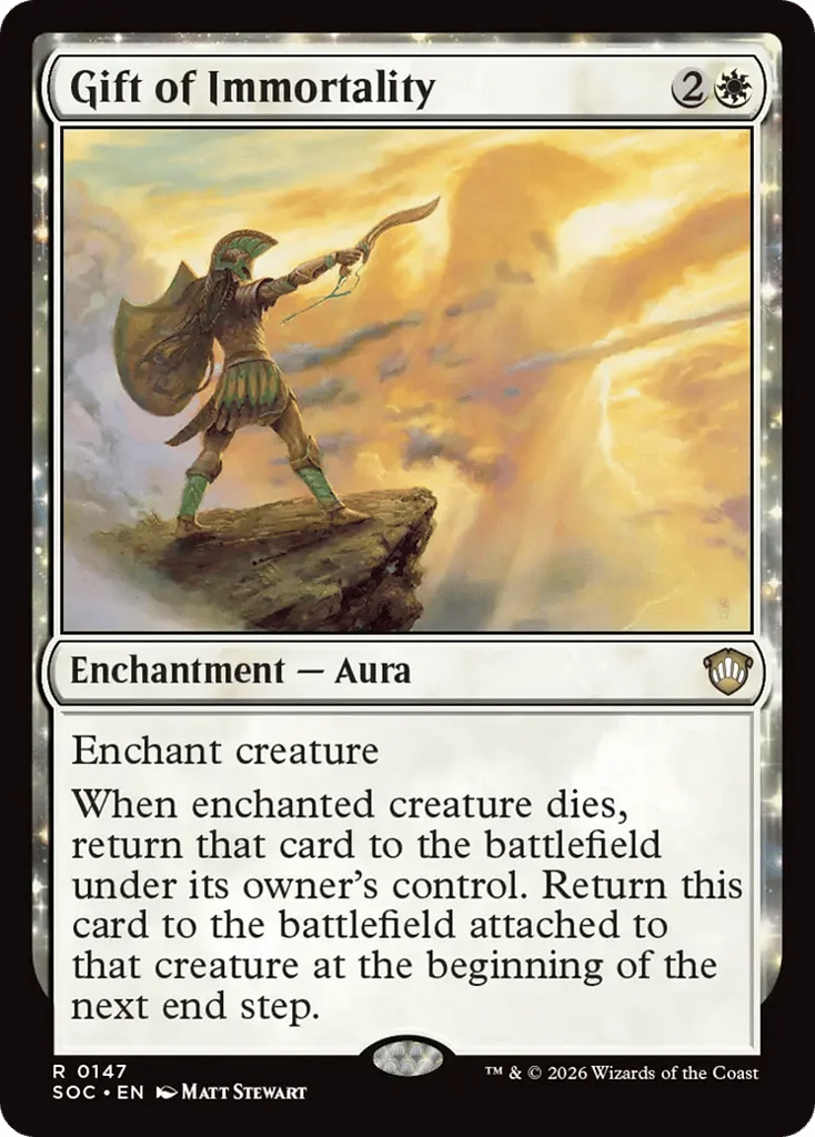 Gift of Immortality · Secrets of Strixhaven Commander