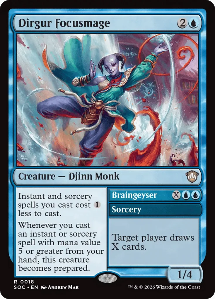Dirgur Focusmage // Braingeyser · Secrets of Strixhaven Commander