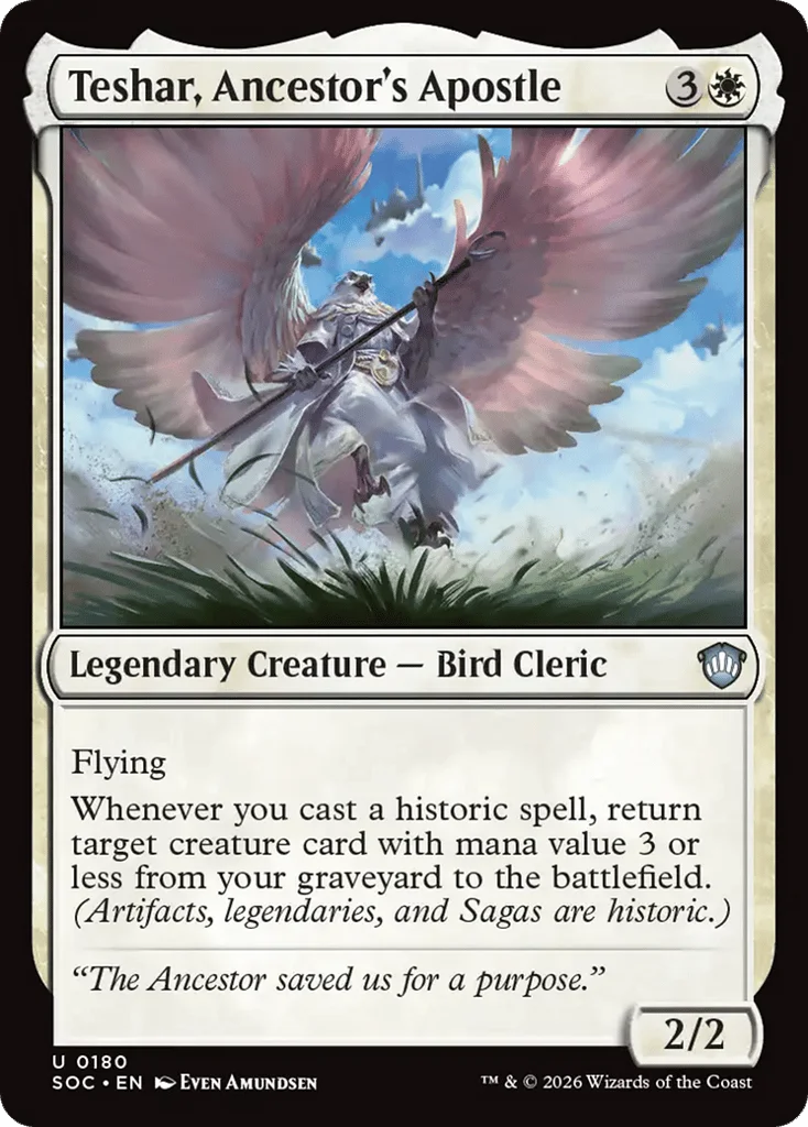 Teshar, Ancestor's Apostle · Secrets of Strixhaven Commander