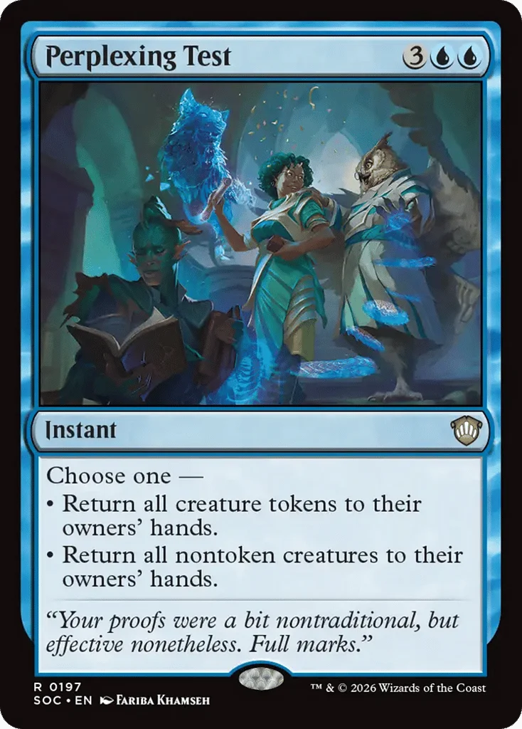 Perplexing Test · Secrets of Strixhaven Commander