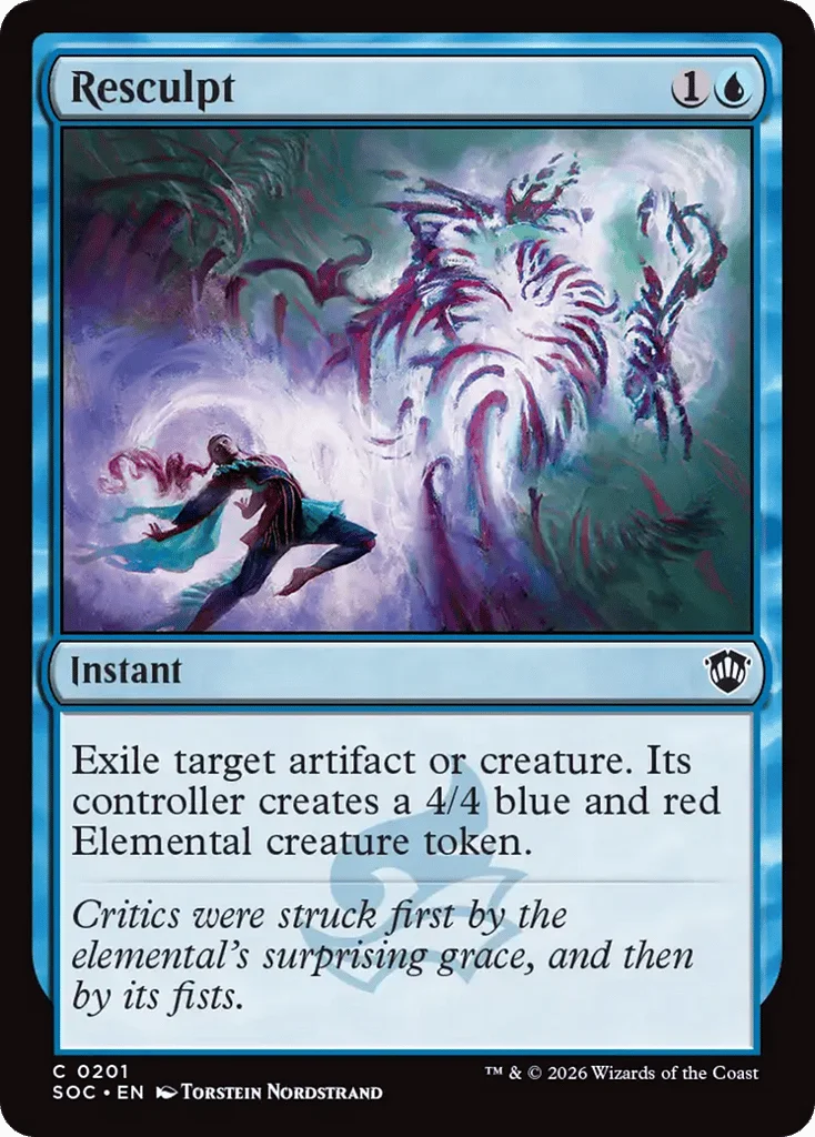 Resculpt · Secrets of Strixhaven Commander