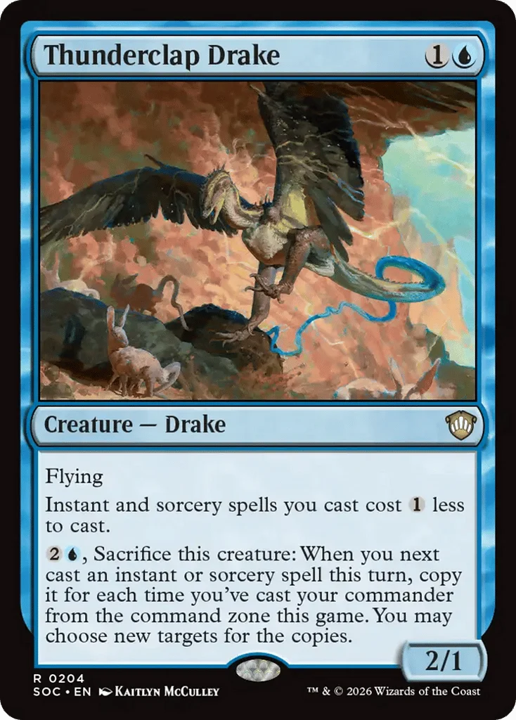 Thunderclap Drake · Secrets of Strixhaven Commander