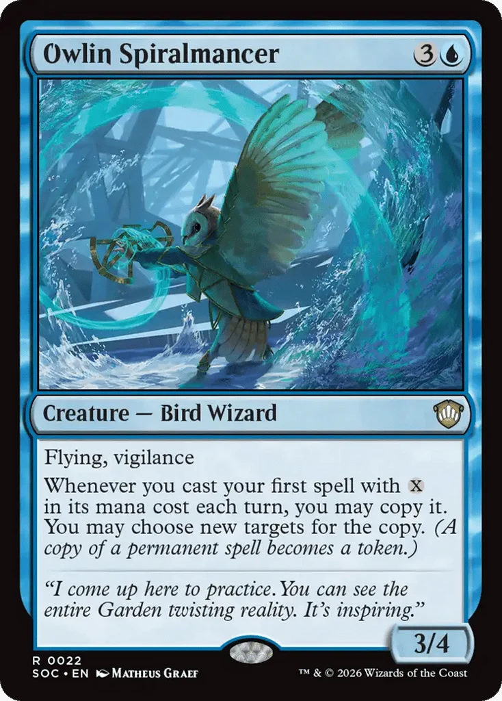 Owlin Spiralmancer · Secrets of Strixhaven Commander