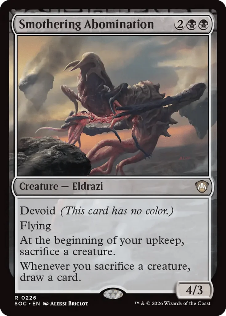 Smothering Abomination · Secrets of Strixhaven Commander