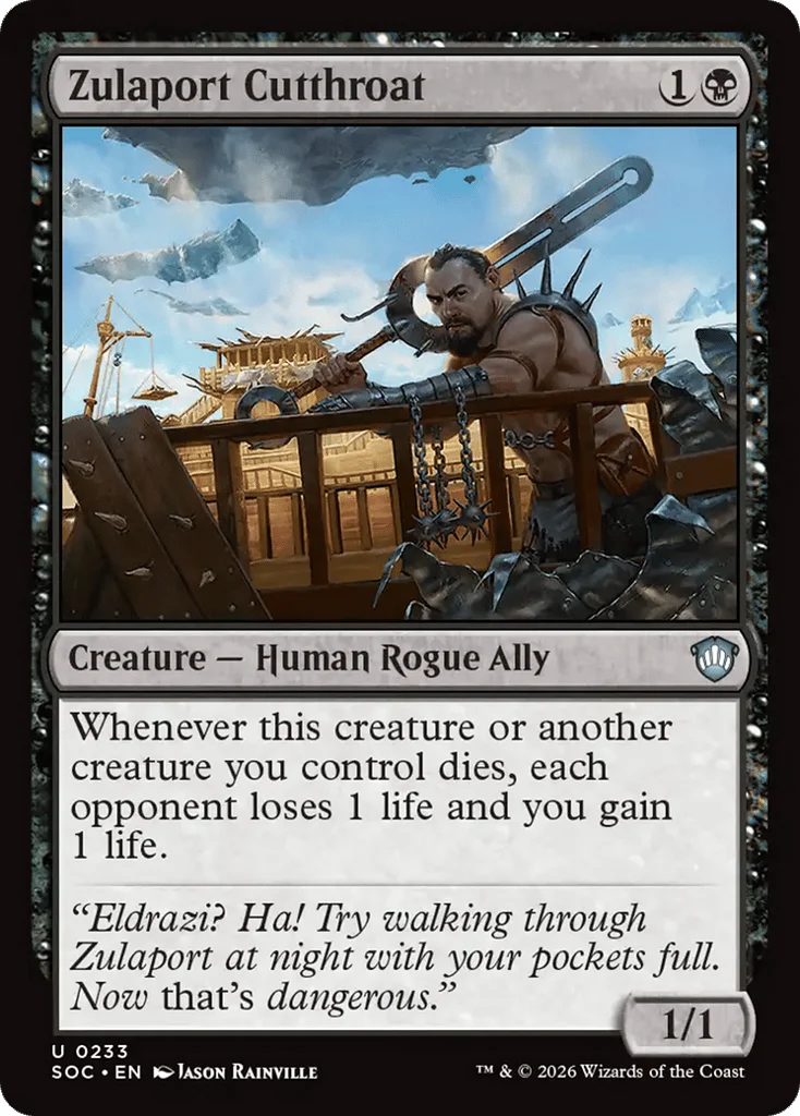 Zulaport Cutthroat · Secrets of Strixhaven Commander