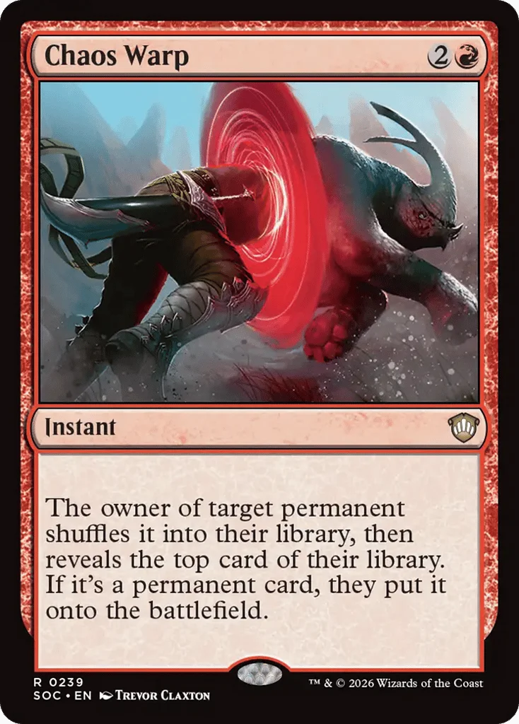 Chaos Warp · Secrets of Strixhaven Commander