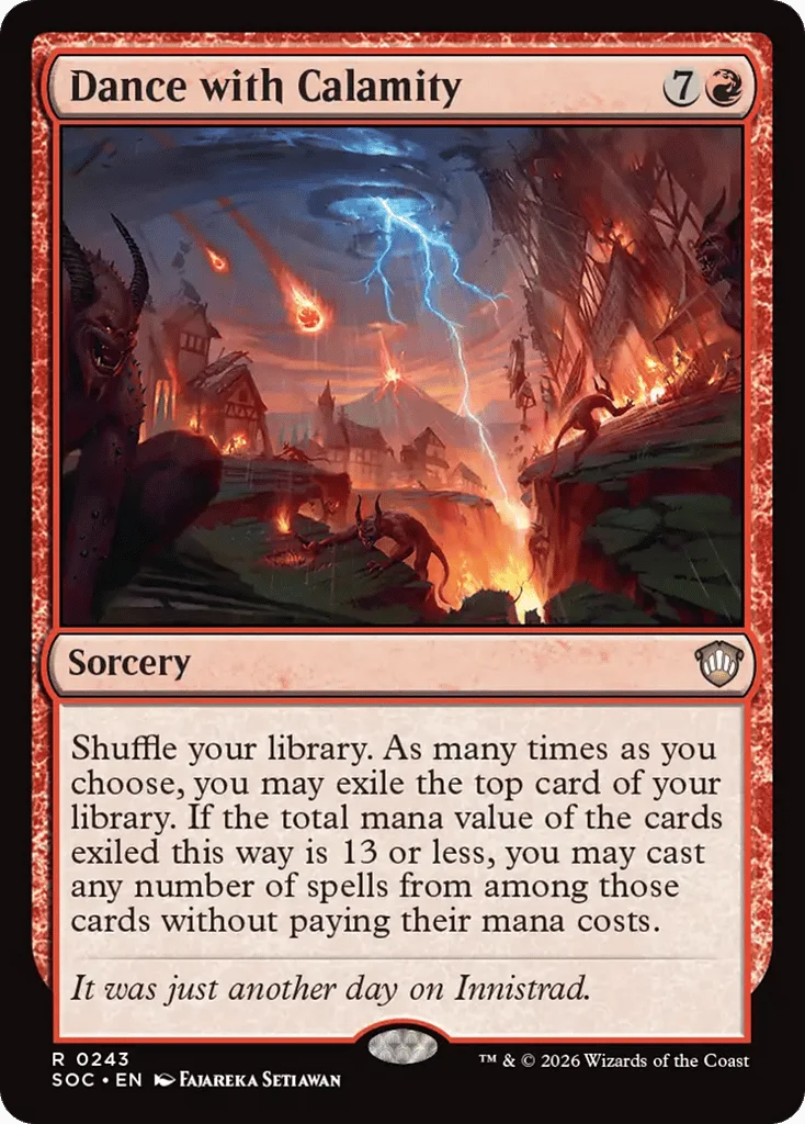 Dance with Calamity · Secrets of Strixhaven Commander
