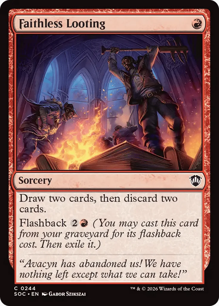 Faithless Looting · Secrets of Strixhaven Commander