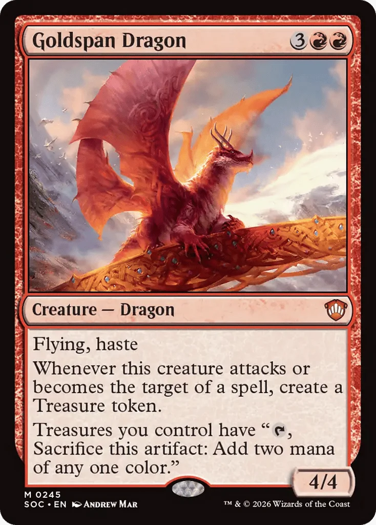 Goldspan Dragon · Secrets of Strixhaven Commander