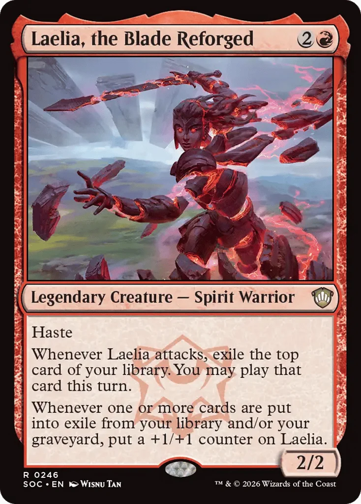 Laelia, the Blade Reforged · Secrets of Strixhaven Commander
