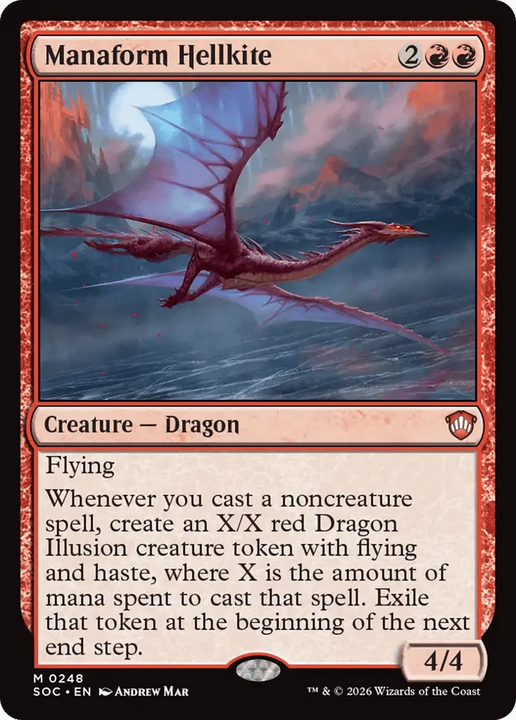 Manaform Hellkite · Secrets of Strixhaven Commander