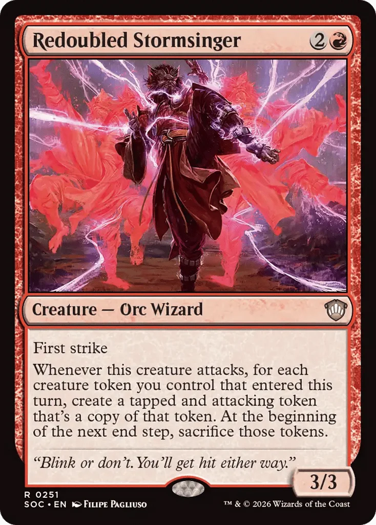 Redoubled Stormsinger · Secrets of Strixhaven Commander