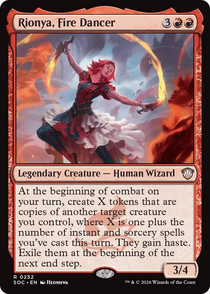 Rionya, Fire Dancer · Secrets of Strixhaven Commander