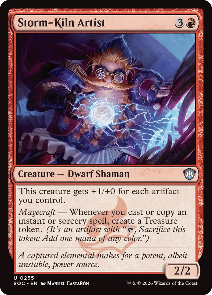Storm-Kiln Artist · Secrets of Strixhaven Commander