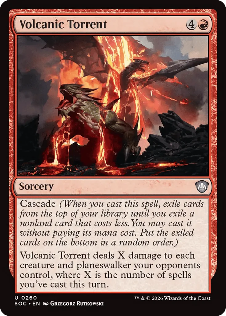 Volcanic Torrent · Secrets of Strixhaven Commander