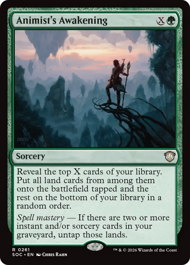 Animist's Awakening · Secrets of Strixhaven Commander