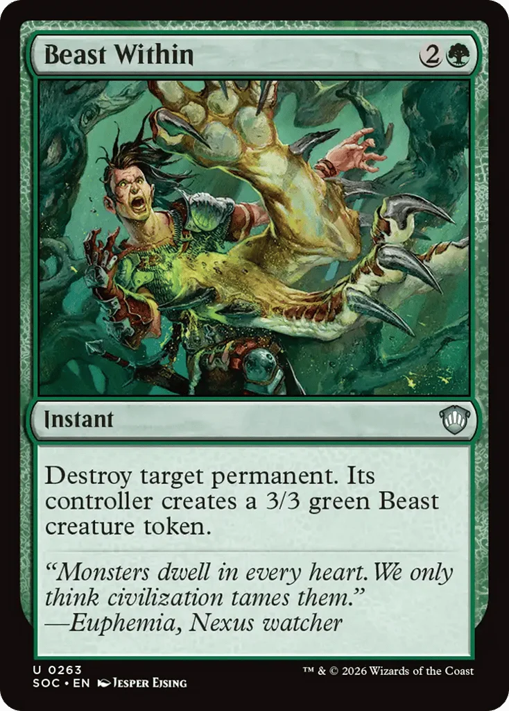 Beast Within · Secrets of Strixhaven Commander